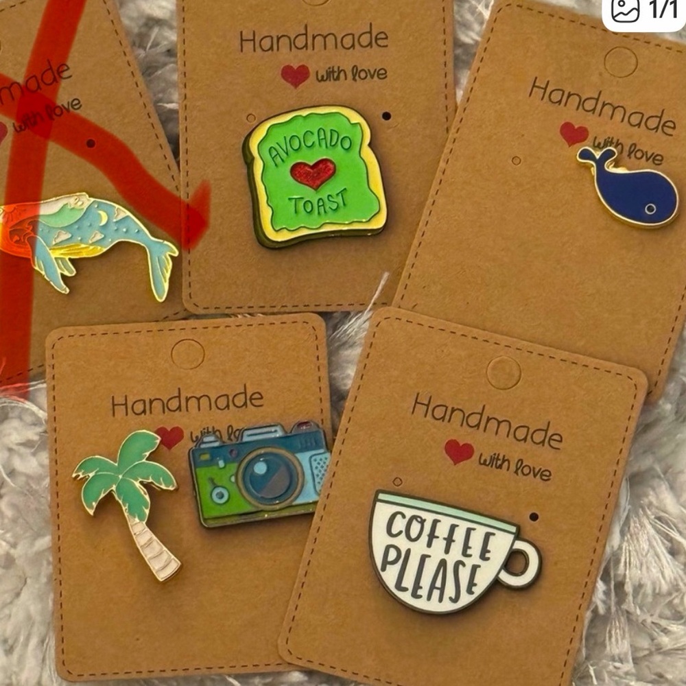 New pins set